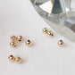 Genuine Solid Yellow Gold Findings - 14ct Plain Round Beads | Precious Metal Findings