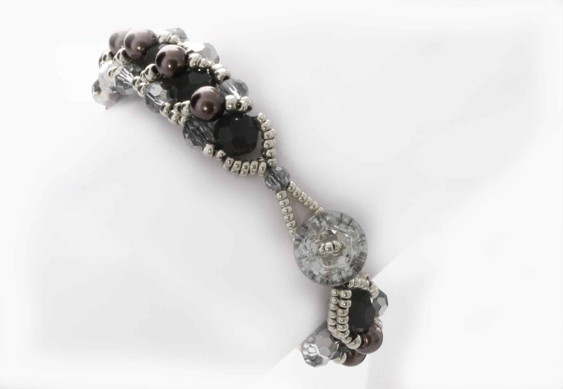 KTC-268 "Parisian Nights" Beaded Bracelet - Kalitheo Jewellery