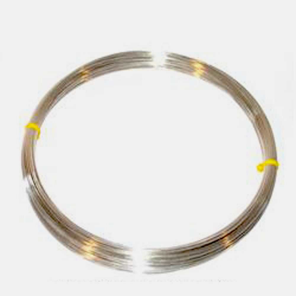 A coiled sterling silver wire 0.8mm SS-MR0.8W