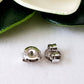 Sterling Silver 925 medium weight earring backs.