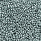 11/0 Toho Seed Beads in blue slate galvanized TR-PF565 close up,