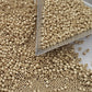triangle bead scoop close up matte beads 11/0 TR-PF558F