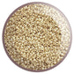 11/0 TR-PF558 Aluminium Galvanized Permanent Finish Round Toho Seed Beads - in a circle  with white background.