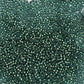 11/0 TR-284 Aqua Gold Lined Round Toho Seed Beads - Beading Supply - close up.