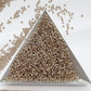 11/0 Toho Seed Beads in Crystal Gold-Lined TR-989 with a triangle scoop.