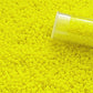 11/0 TR-42 Dandelion Yellow Opaque Round Toho Seed Beads close up
