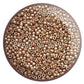 11/0 Toho Seed Beads in Golden Fleece Permanent Finish Tr-PF592 in a circle white background.
