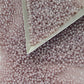 Toho seed beads in Grape Mist Ceylon colour 11/0 with a triangle scoop,