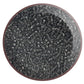 11/0 Toho seed beads in grey transparent TR-9B in a circle white background.