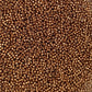 11/0 Toho seed beads in medal bronze galvanized permanent finish TR-PF594 close up