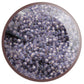 11/0 TR-2124 Milky Lavender Silver Lined Round Toho Seed Beads blurred in a circle white background.