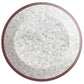 11/0 TR-2100 Milky White Silver Lined Round Toho Seed Beads in a circle white background