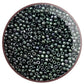 Moss Metallic #89 Toho Seed Beads | in a circle white background.