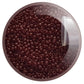 11/0 TR-46 Oxblood Opaque Round Toho Seed Beads tr-46 in a circle 