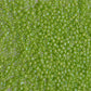 11/0 Toho Seed Beads in sour apple rainbow opaque TR-404 close