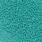 11/0 Toho seed beads in turquoise opaque TR-55 close up