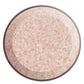 Frosted Rosaline transparent pink beads 15/0 TR-11F in a circle white background. 
