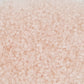 15/0 Toho seed beads in rosaline pink frosted transparent glass beads  TR-11f  close up.